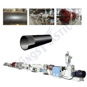 Máquina para fabricar tubos compuestos de HDPE reforzado con alambre de acero